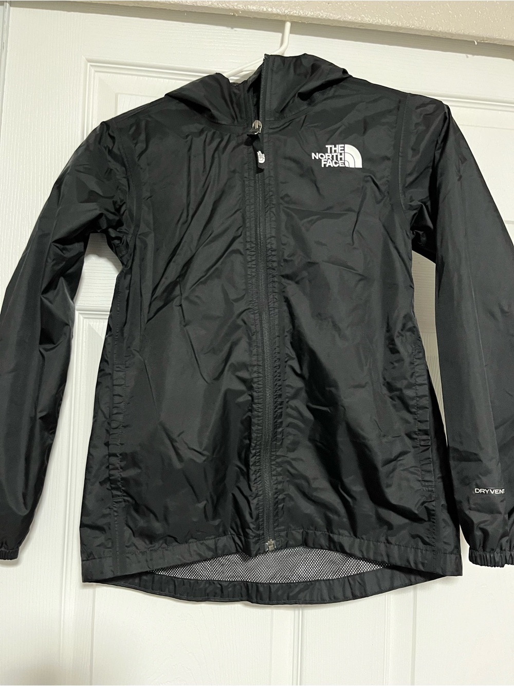 The North Face Black Kids' Hooded Rain Shell